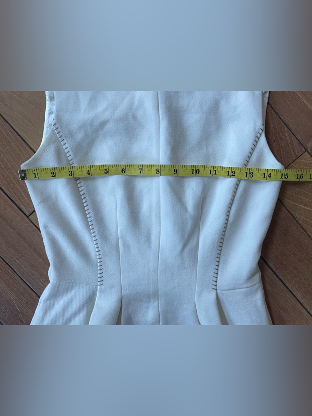 NWT L’AGENCE Alexandra Ivory Pleated Mini Dress Size 2 Sleeveless Sheath $495 - Picture 7 of 14